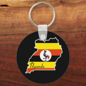 Uganda-Schlüsselanhänger Schlüsselanhänger (Vorderseite)