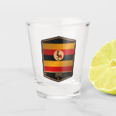 Uganda Schnapsglas (Vorderseite)
