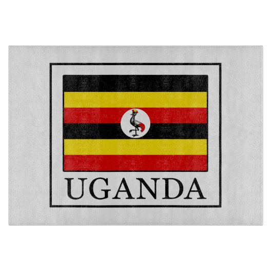 Uganda Schneidebrett (Vorderseite)