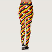 UGANDA Scripture LÄUFT IHRE RASSE Personalisiert Leggings (Rückseite)