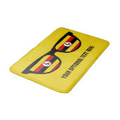 Uganda Shades-Staubmatten Badematte (Schrägansicht)