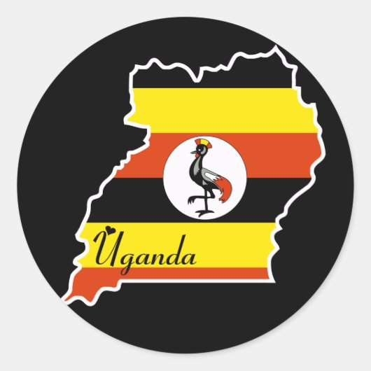 Uganda Sticker (Vorderseite)