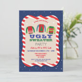 Uganda Sweater Weihnachts-Party Holidays Jumper Einladung (Stehend Vorderseite)