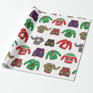 Uganda Sweater Weihnachtsfeiertag Wrapping Paper Geschenkpapier