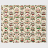 Uganda Sweater Wrapping Paper Geschenkpapier (Flach)
