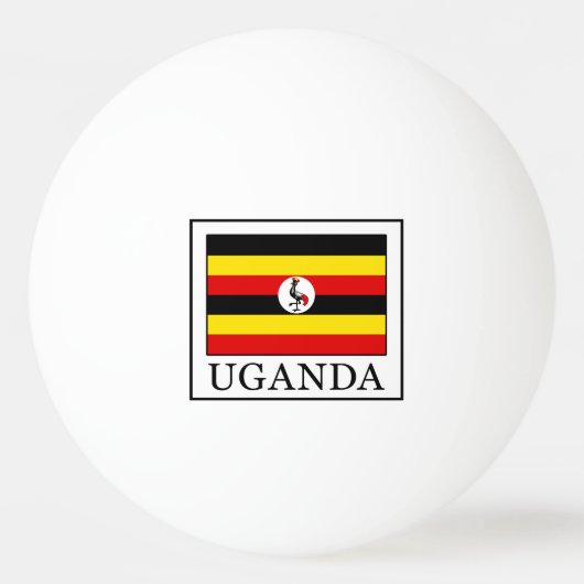 Uganda Tischtennisball (Vorderseite)