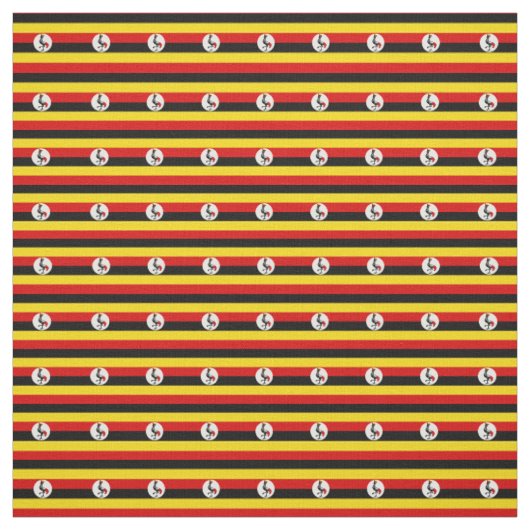 Uganda & Uganda Flag Mode, Reise- und Sportart Stoff (Muster)