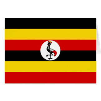 Uganda - Ugandan-Flagge