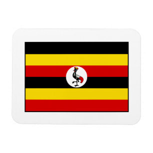 Uganda - Ugandan-Flagge Magnet