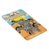 Uganda Vintage Travel Poster Magnet (Rechte Seite)