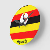 Uganda-Wanduhr Runde Wanduhr (Winkel)