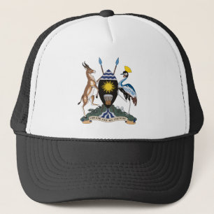 Uganda-Wappen Hut Truckerkappe