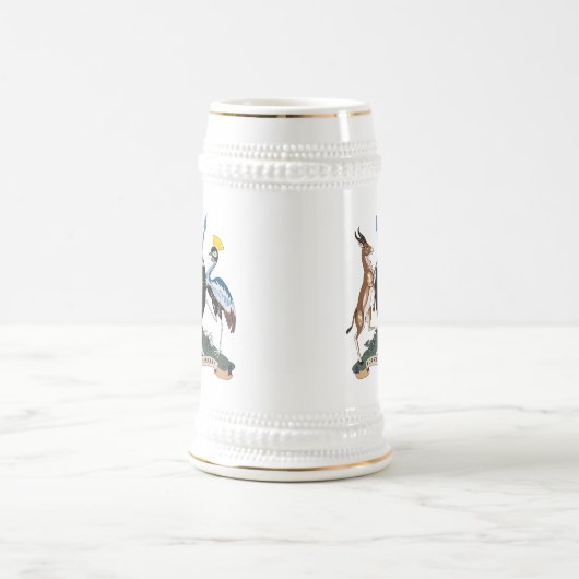 Uganda-Wappen Tasse (Mittel)
