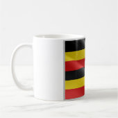 Uganda - Waving Flag - Kaffeetasse (Links)