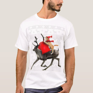 Uganda Weihnachten Sweater Cat Rentier Shirt Ca