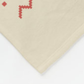 Uganda Weihnachts Pullover Herzschlag laufen laufe Fleecedecke (Ecke)