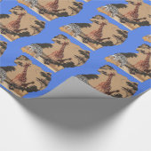 Uganda Wildlife Karte Geschenkpapier (Ecke)