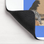 Uganda Wildlife Karte Mousepad (Ecke)