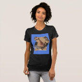 Uganda Wildlife Karte T-Shirt (Vorne ganz)