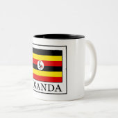 Uganda Zweifarbige Tasse (VorderseiteRechts)
