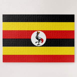 Ugandan-Flagge Puzzle