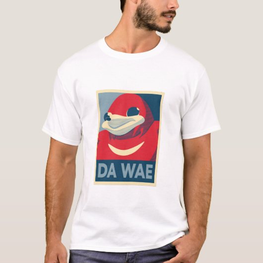 Ugandan knuckles DA wae T-Shirt (Vorderseite)