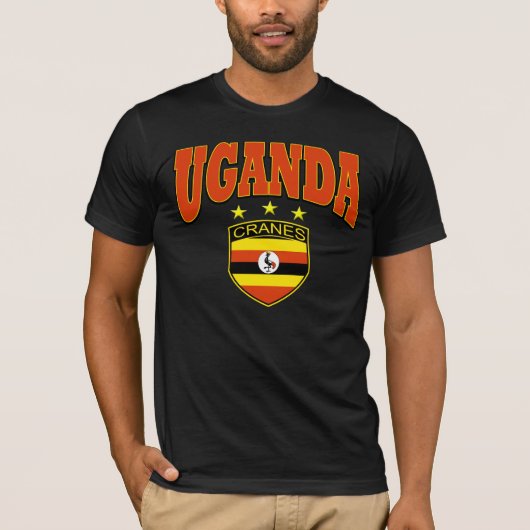 Ugandan-Kräne T-Shirt (Vorderseite)