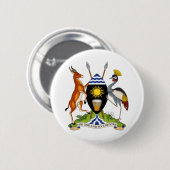 Ugandas-Emblem Button (Vorne & Hinten)