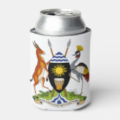 Ugandas-Emblem Dosenkühler (Kanne Vorderseite)
