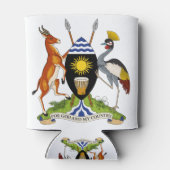 Ugandas-Emblem Dosenkühler (Rückseite)