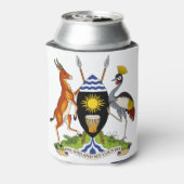 Ugandas-Emblem Dosenkühler (Kanne Rückseite)