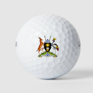 Ugandas-Emblem Golfball