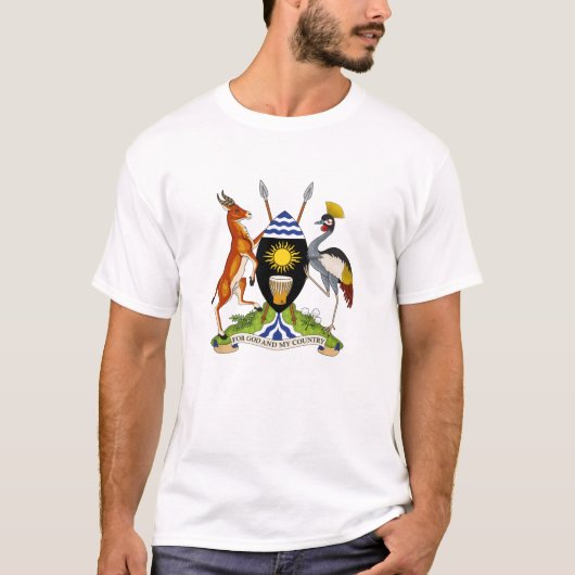 Ugandas-Emblem T-Shirt (Vorderseite)