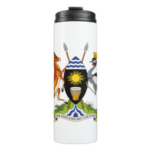 Ugandas-Emblem Thermosbecher
