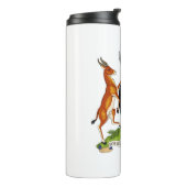 Ugandas-Emblem Thermosbecher (Nach links gedreht)
