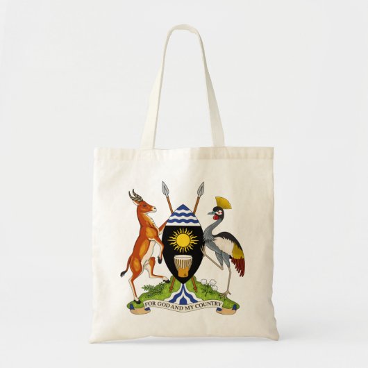 Ugandas-Emblem Tragetasche (Vorne)