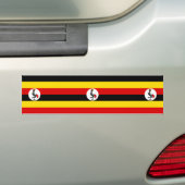 Ugandische Flagge (Uganda) Autoaufkleber (Auf Auto)