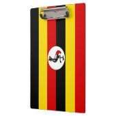 Ugandische Flagge (Uganda) Klemmbrett (Links)