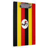 Ugandische Flagge (Uganda) Klemmbrett (Rechts)