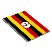 Ugandische Flagge (Uganda) Notizblock (Rechte Seite)