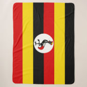 Ugandische Flagge (Uganda) Sherpadecke (Vorderseite)