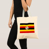 Ugandische Flagge (Uganda) Tragetasche (Vorderseite (Produkt))