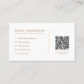 UGC-Ersteller-QR-Code Visitenkarte (Rückseite)