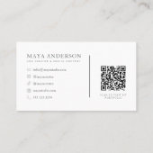 UGC-Ersteller-QR-Code Visitenkarte (Rückseite)