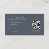 UGC-Ersteller-QR-Code Visitenkarte (Rückseite)