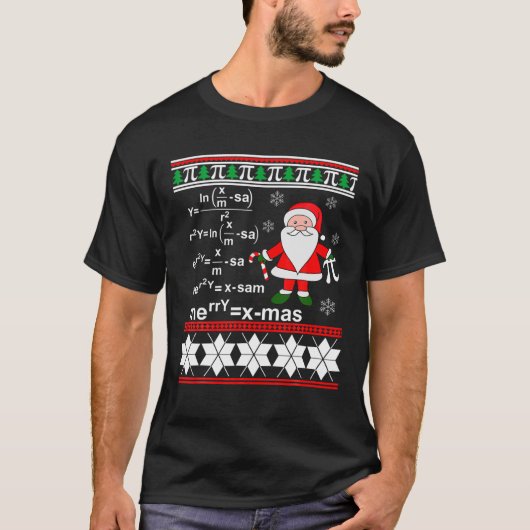 Ugg Christmas Formula Nerd Funny Christmas Jumper T-Shirt (Vorderseite)