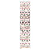 Ugg Christmas Pattern Table Runner, Kurzer Tischläufer (Vorderseite)