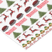 Ugg Christmas Pattern Table Runner, Kurzer Tischläufer (Ecke)