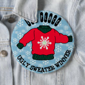 Ugg Christmas Sweater 1. Platz Gewinner Button (Beispiel)