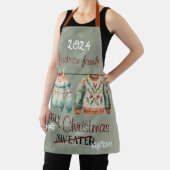 Ugg Christmas Sweater Custom Schürze (InSitu)